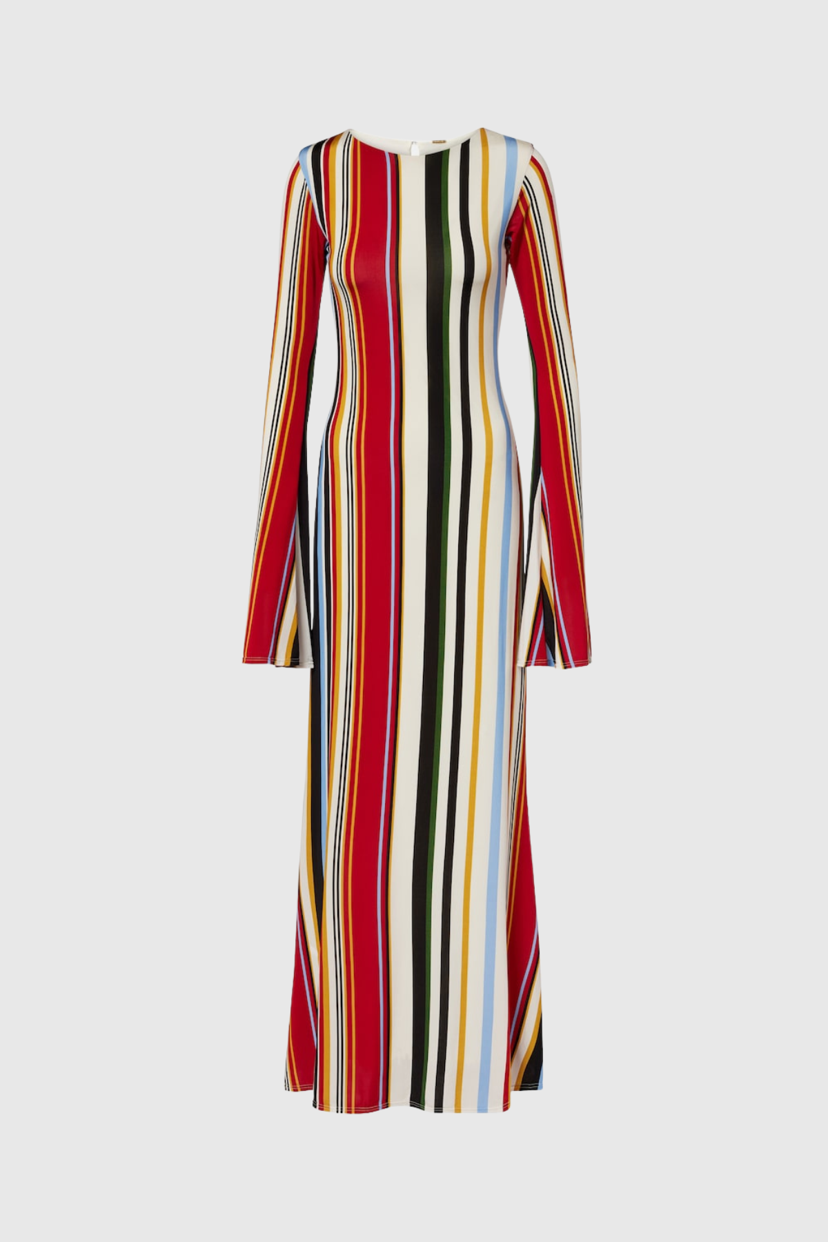 Yena Long Sleeve Stripe Maxi Dress