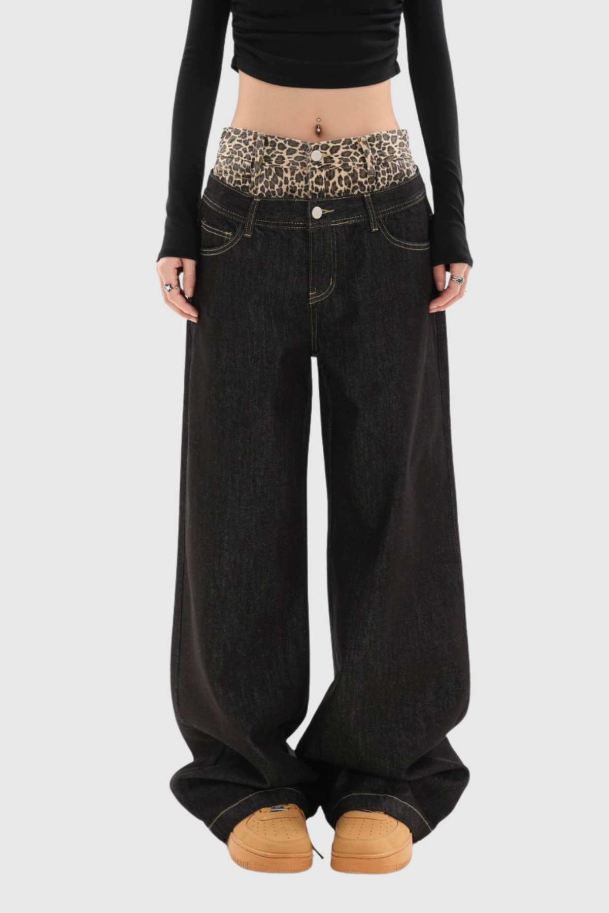 Zabel Leopard Deconstruct Jeans