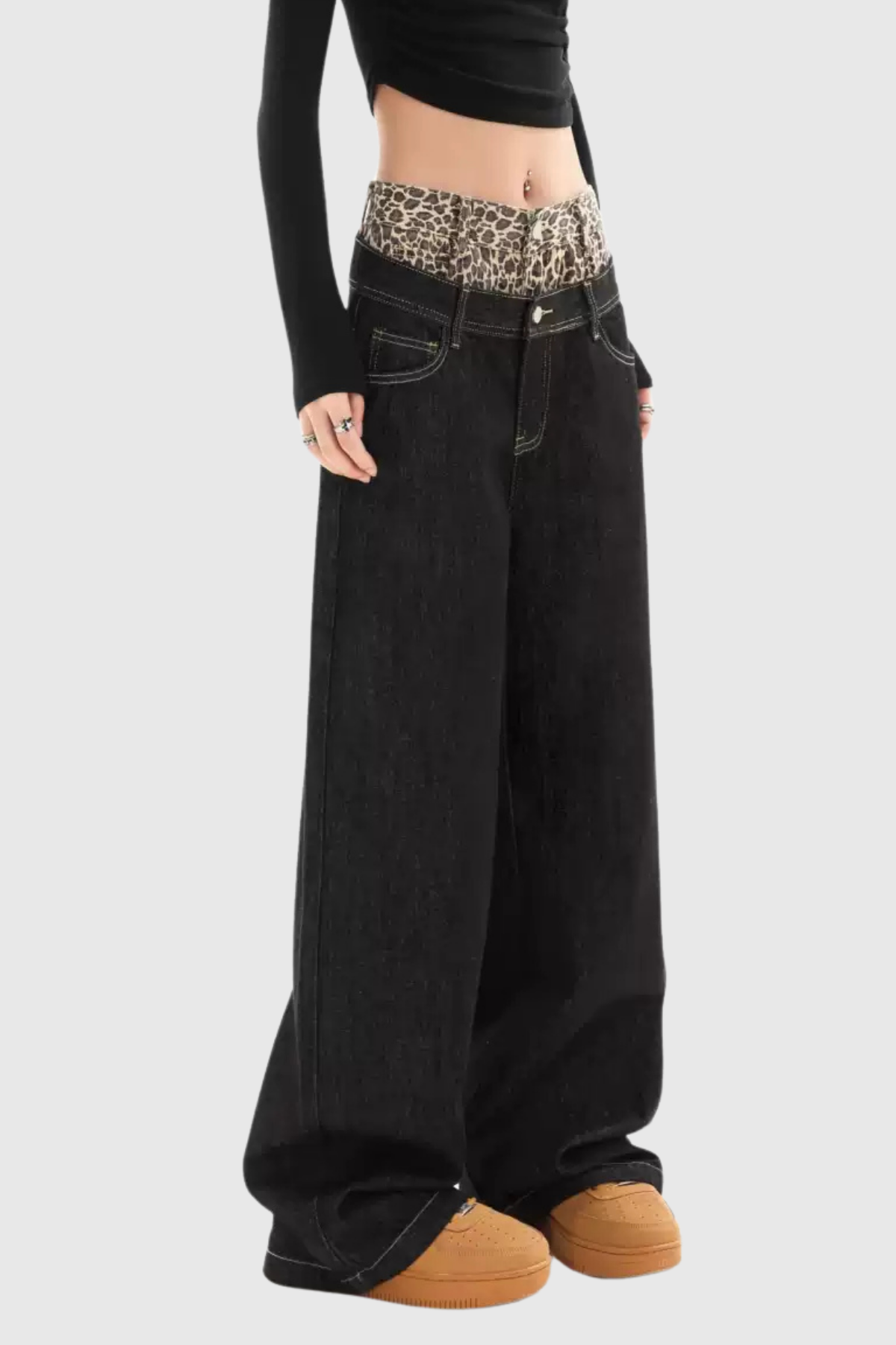 Zabel Leopard Deconstruct Jeans