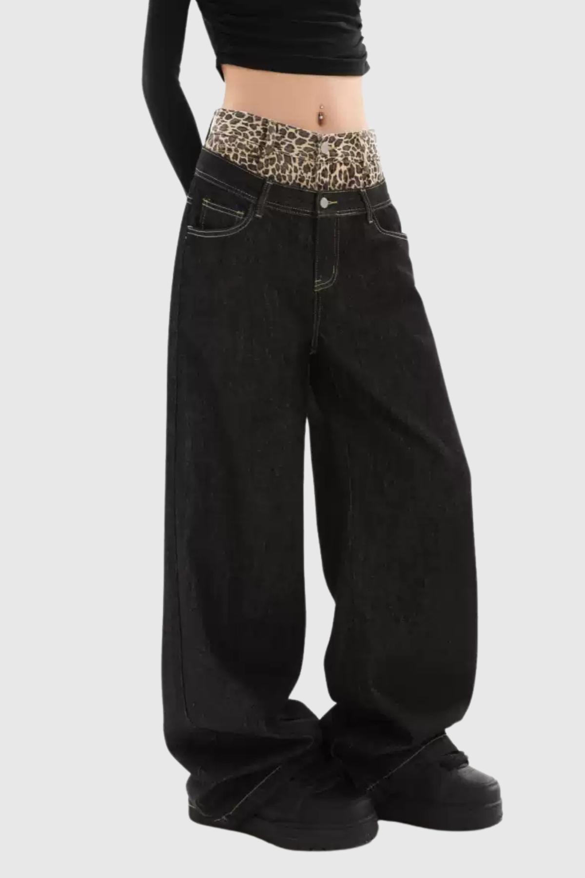 Zabel Leopard Deconstruct Jeans