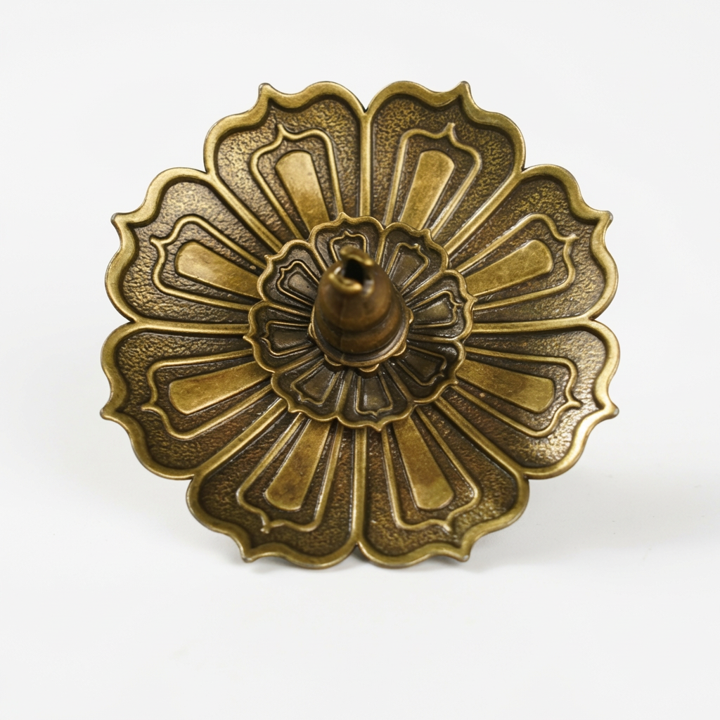 Alloy Lotus Incense Holder