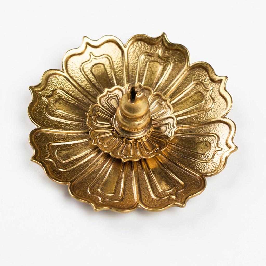 Alloy Lotus Incense Holder