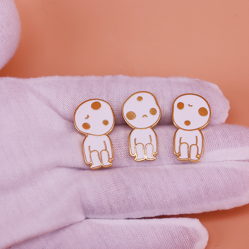 3Pcs Princess Mononoke - Tree Spirits (Kodama)