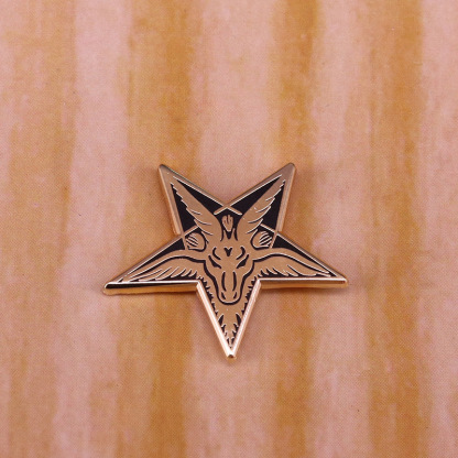 Baphomet Goat-Head Pin