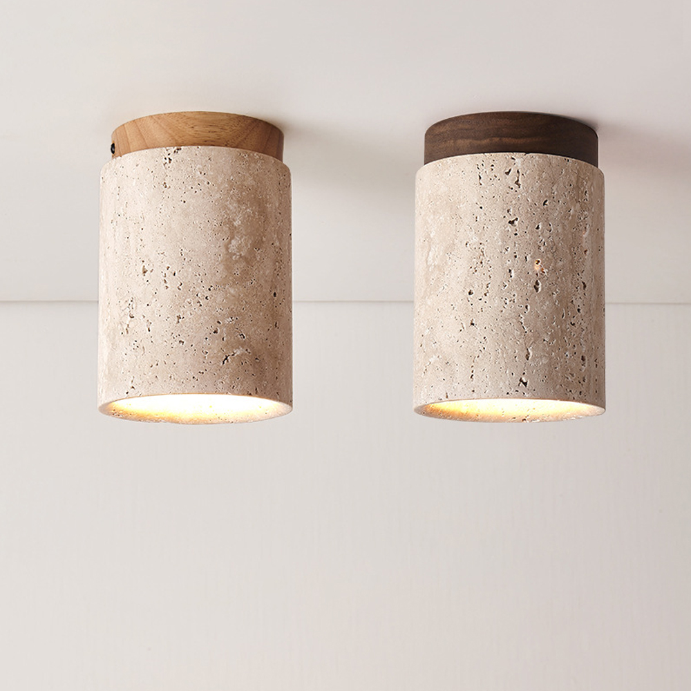 Nordic Living Room Corridor Wood Ceiling Lamp Designer Downlight