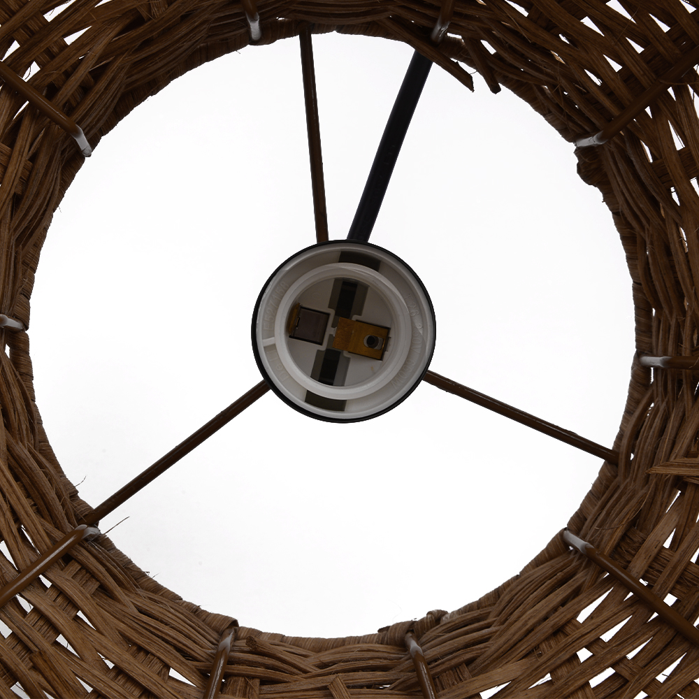 Luminous Rattan Pendant Light Natural Chandelier for Kitchen Island
