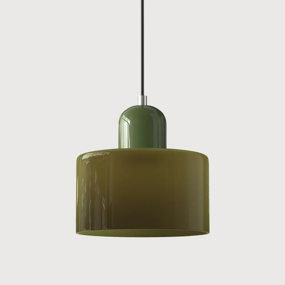 Bauhaus Small Glass Pendant Light For Dining Room and Bedroom