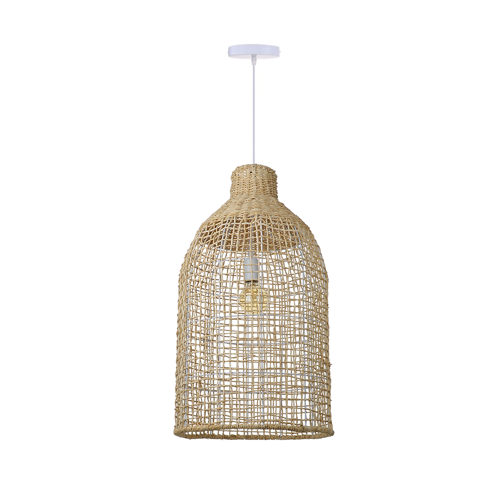 Hand Woven Lighting Dining Room Rattan Pendant Lights