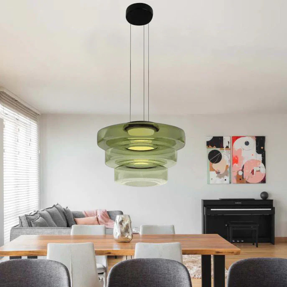 Modern Elegant Glass Pendant Light Fixtures for Living Room Dining Room
