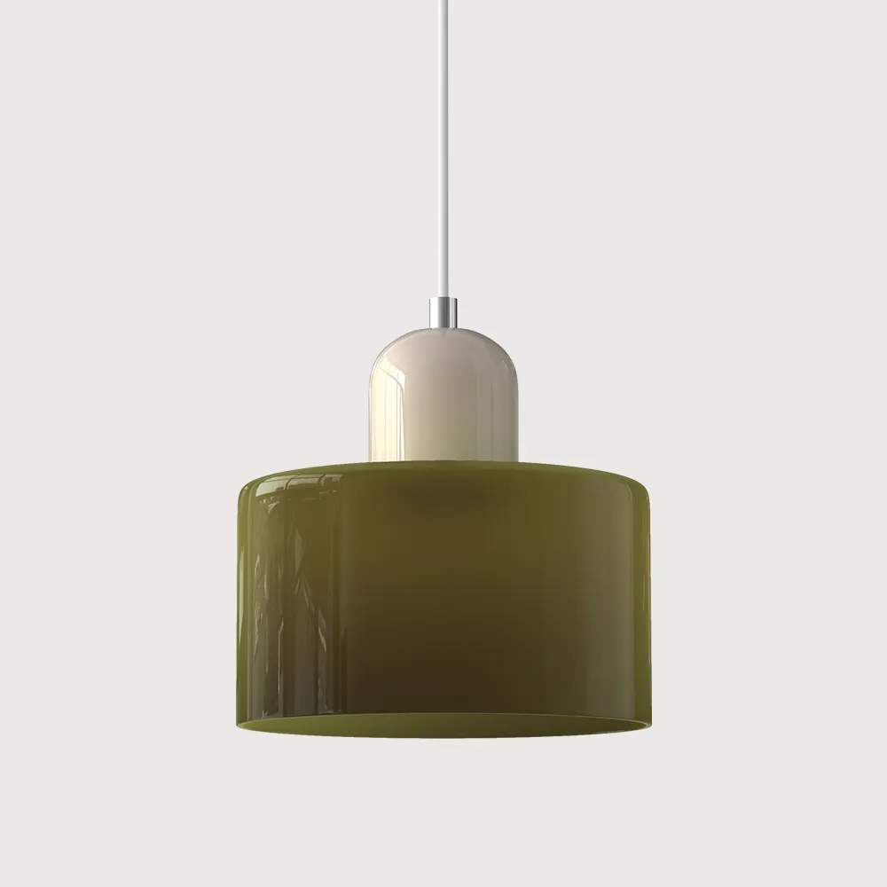 Bauhaus Small Glass Pendant Light For Dining Room and Bedroom