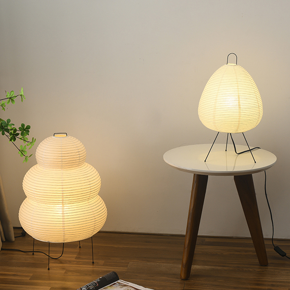 Japanese Rice Paper Table Lamp Personality Art Living Room Homestay Floor Lamp