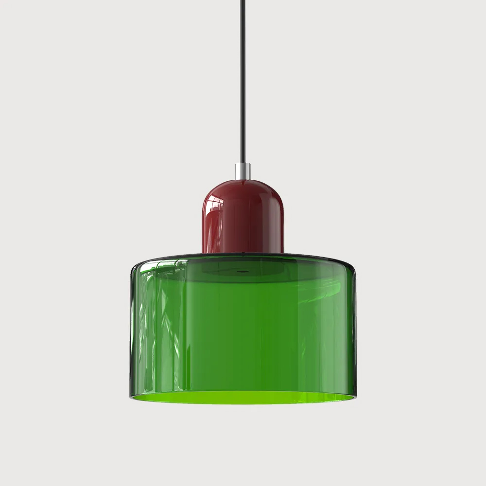 Bauhaus Small Glass Pendant Light For Dining Room and Bedroom