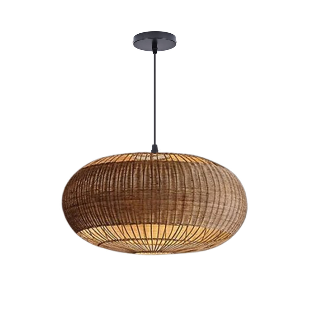 Farmhouse Kitchen Pendant Light Fixtures Wabi-sabi Style Woven Chandelier
