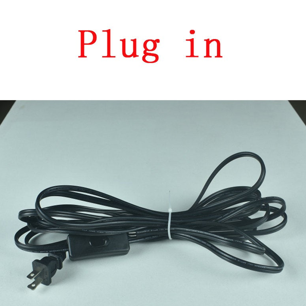 Household E26/E27 Hardwired Cord+Canopy Plug-in Line