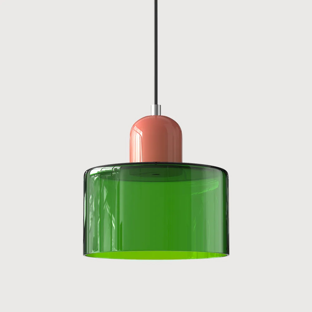 Bauhaus Small Glass Pendant Light For Dining Room and Bedroom