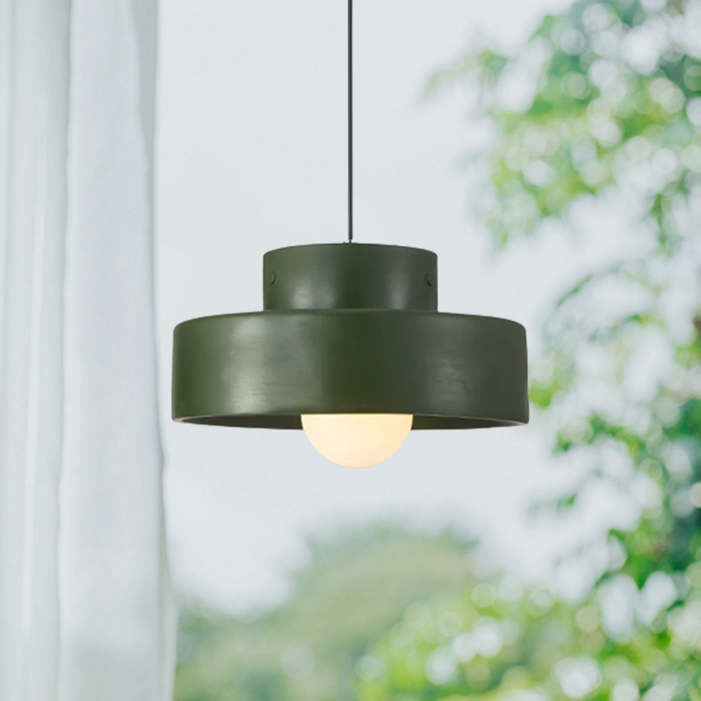 Nordic Original Minimalist Metal Chandelier Red, Green, Black