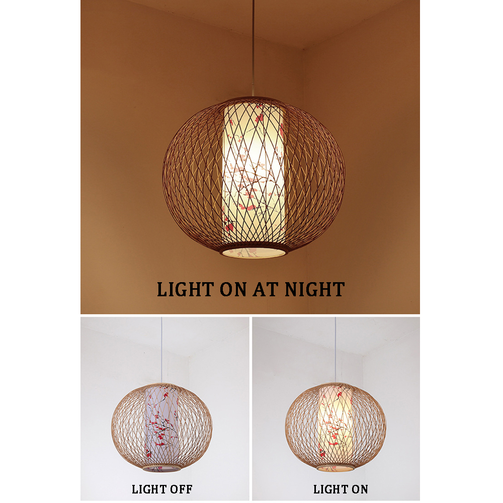 Japanese Restaurant Bamboo Lantern Chandelier Light Balcony Corridor Decorative Lamp
