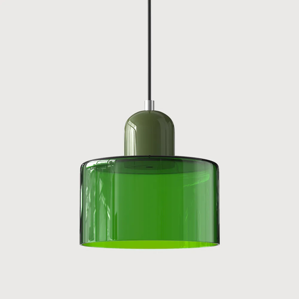 Bauhaus Small Glass Pendant Light For Dining Room and Bedroom