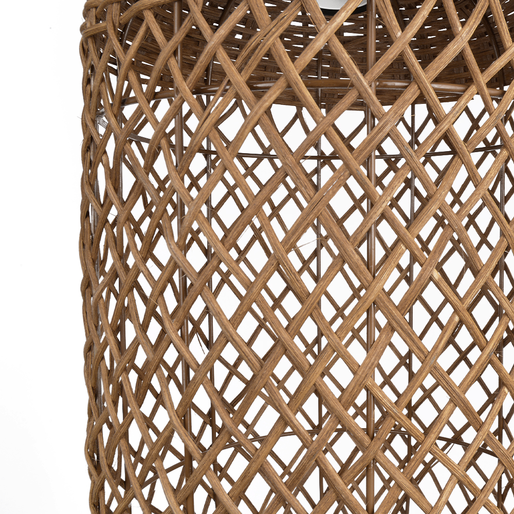 Luminous Rattan Pendant Light Natural Chandelier for Kitchen Island