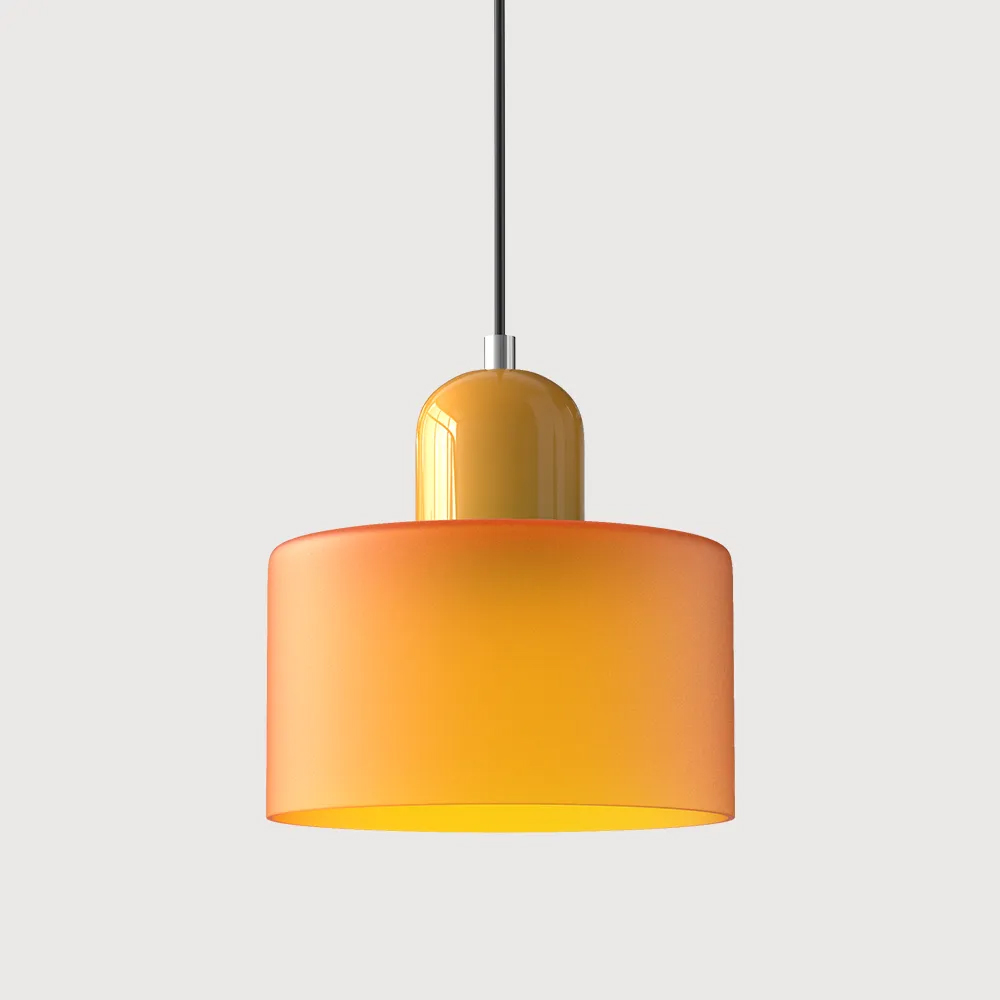 Bauhaus Small Glass Pendant Light For Dining Room and Bedroom