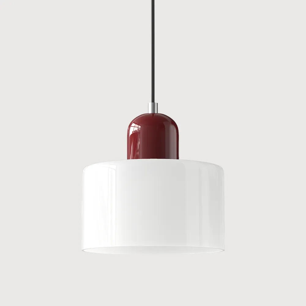 Bauhaus Small Glass Pendant Light For Dining Room and Bedroom