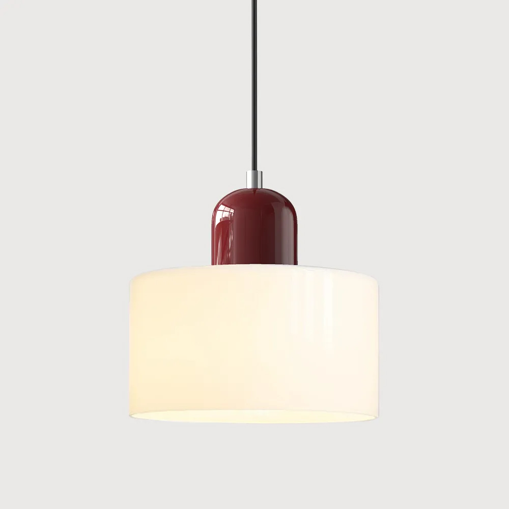 Bauhaus Small Glass Pendant Light For Dining Room and Bedroom