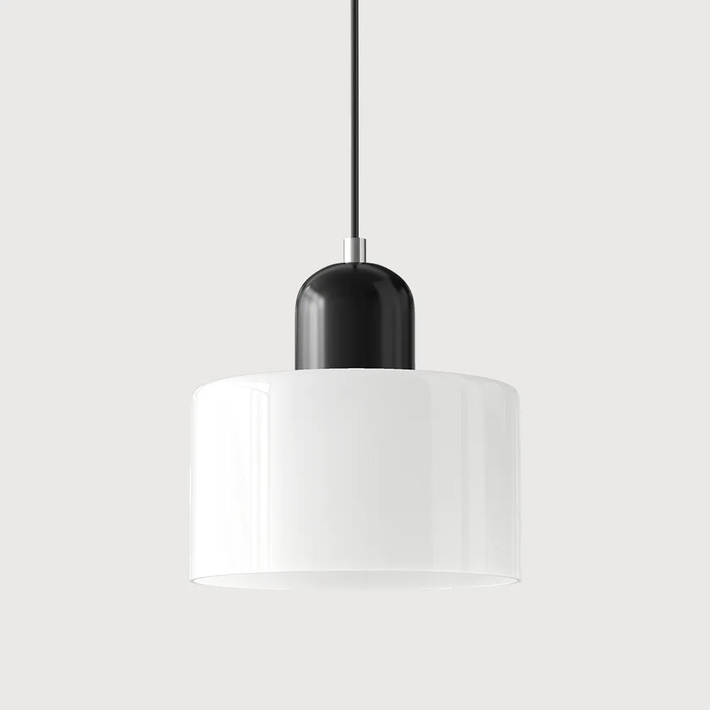 Bauhaus Small Glass Pendant Light For Dining Room and Bedroom