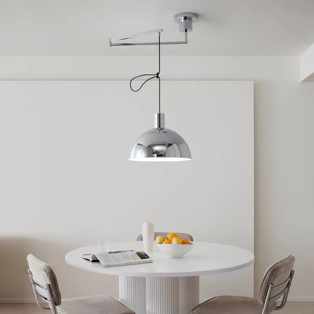 Dining Room Danish Flush Mount Ceiling Light Dome Chandelier Lighting