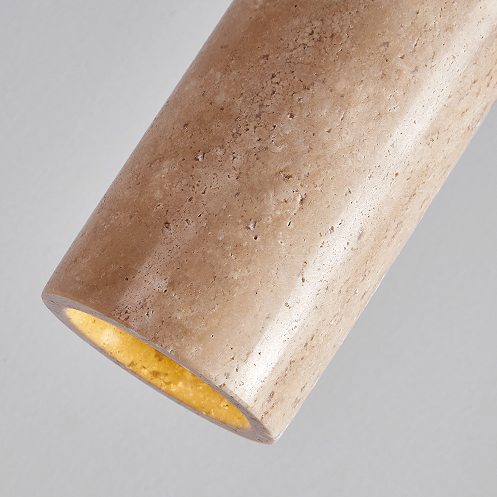 Wabi-sabi Marble Chandelier Island Table Retro Window Spotlight