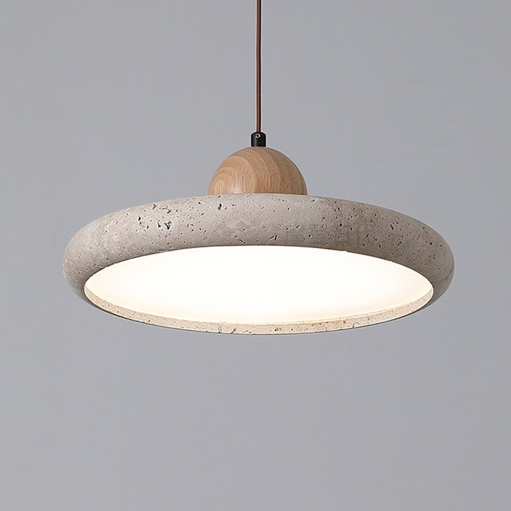 Travertine Dining Room Pendant Light Wabi-Sabi Aesthetic Bedroom Bedside Mini Lamp