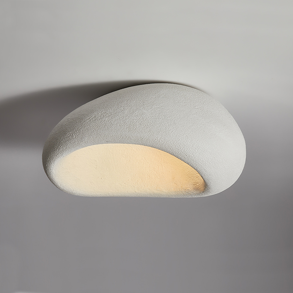 Modern Wabi-sabi Style Ceiling Lamp Japanese Style Master Bedroom Resin Lamp