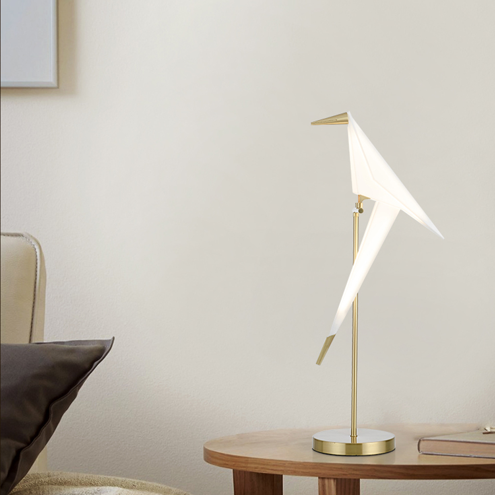 Nordic Luxury Thousand Paper Crane Bird Table Lamp