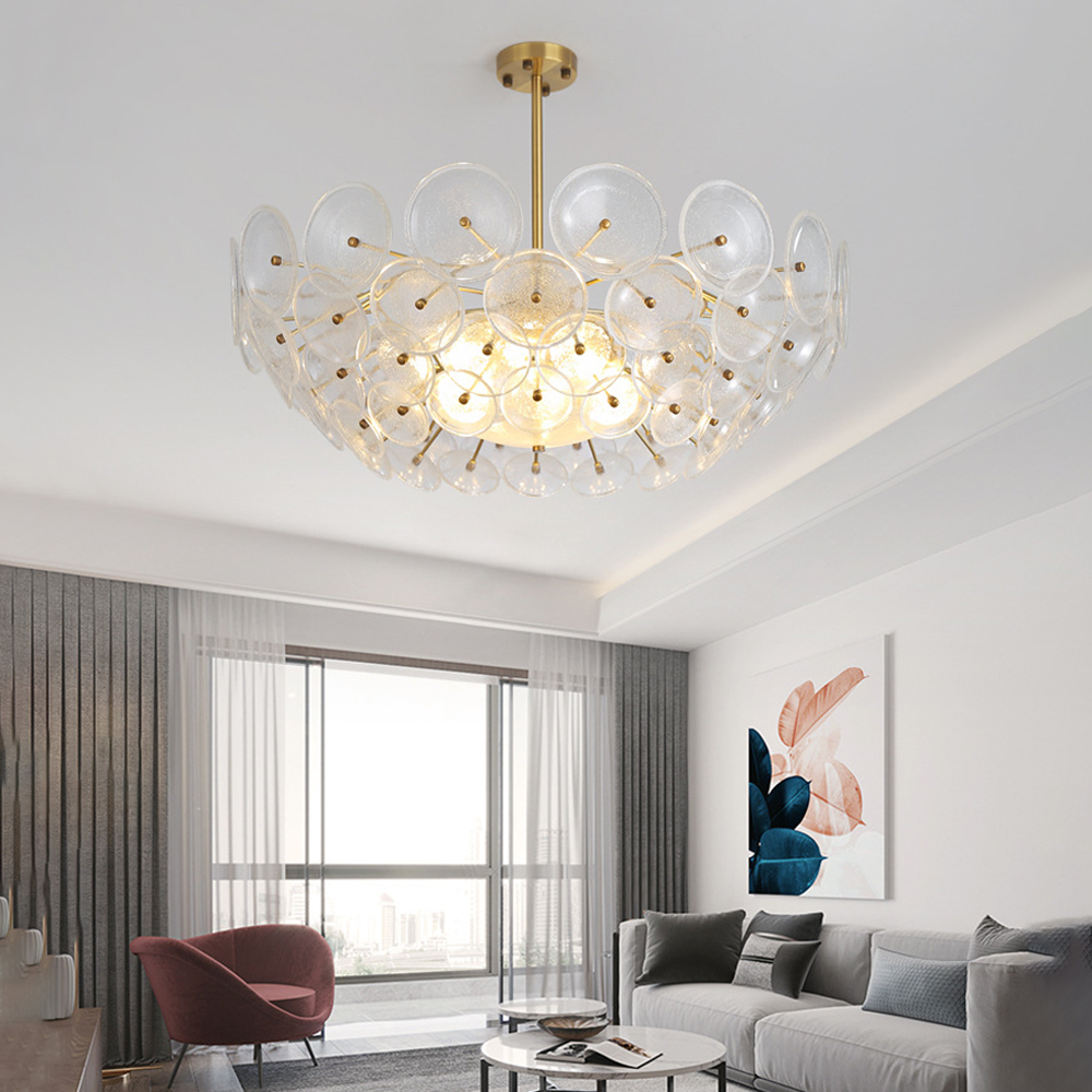 Italian Designer Modern Living Room Crystal Chandelier Creative Glass Pendant Light