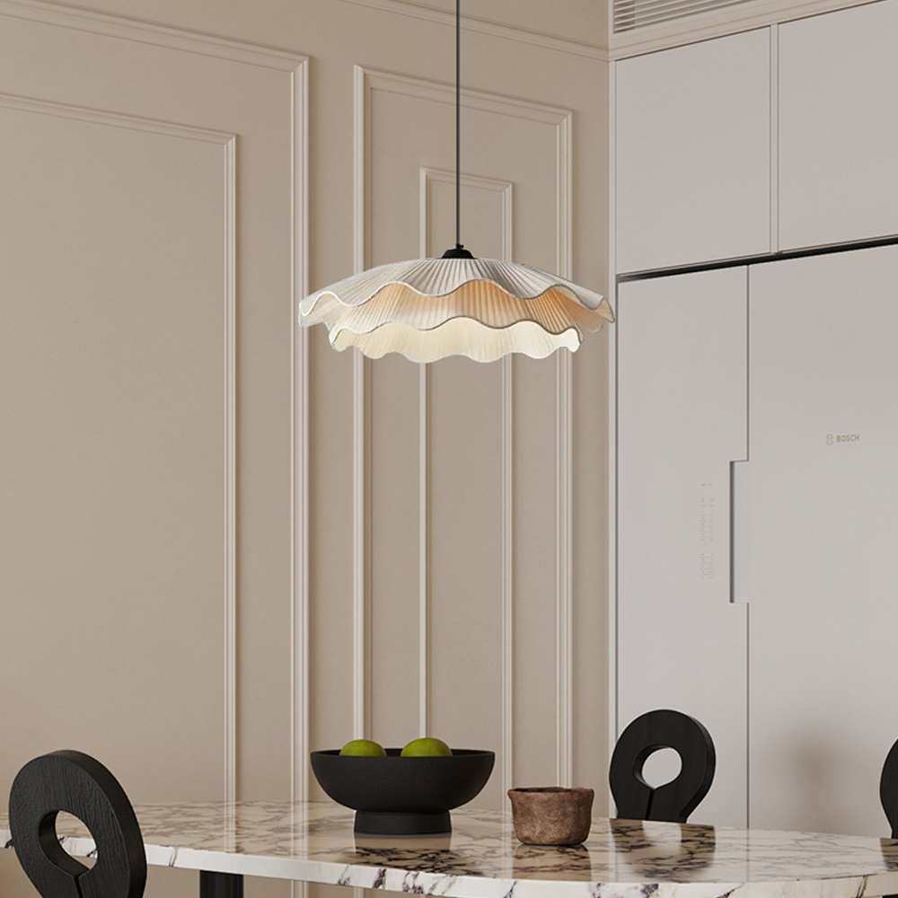 Modern Dining Room Fabric Pendant Light French Design Home Decor Chandelier