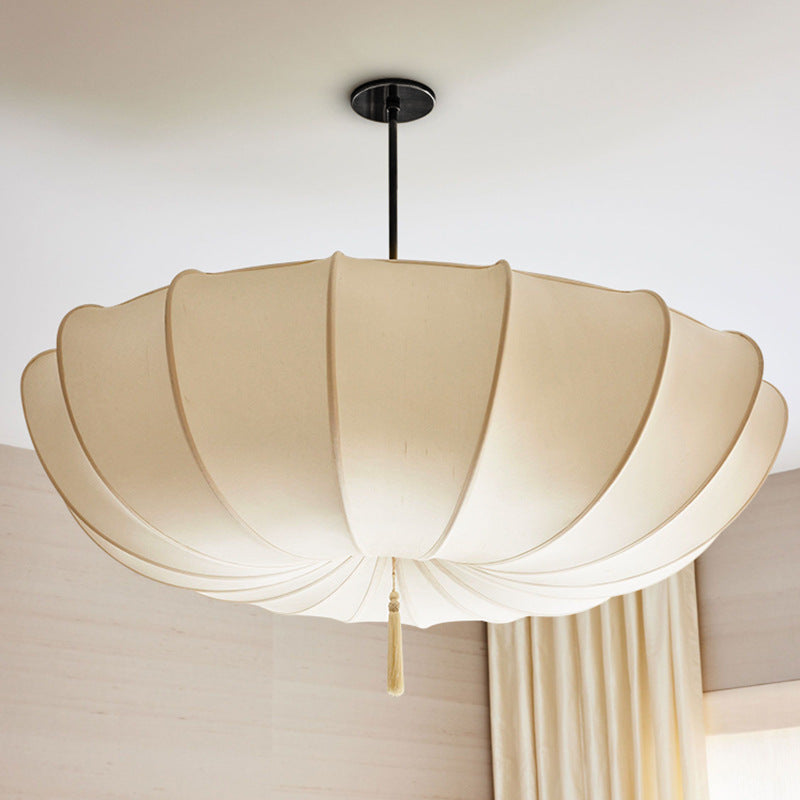 French Style Fabric Large Chandelier