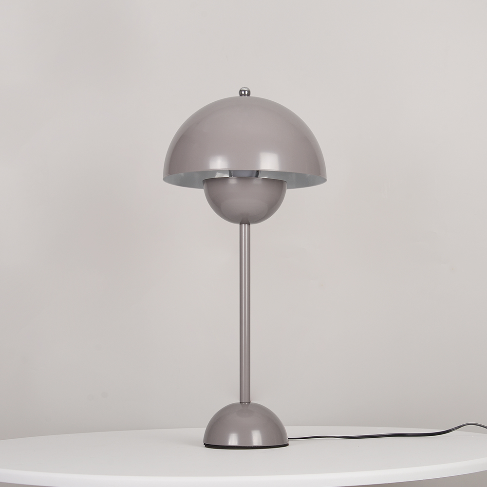 Danish Retro Flower Bud Table Lamp Nordic Style Plug In Bedroom Bedside Lighting