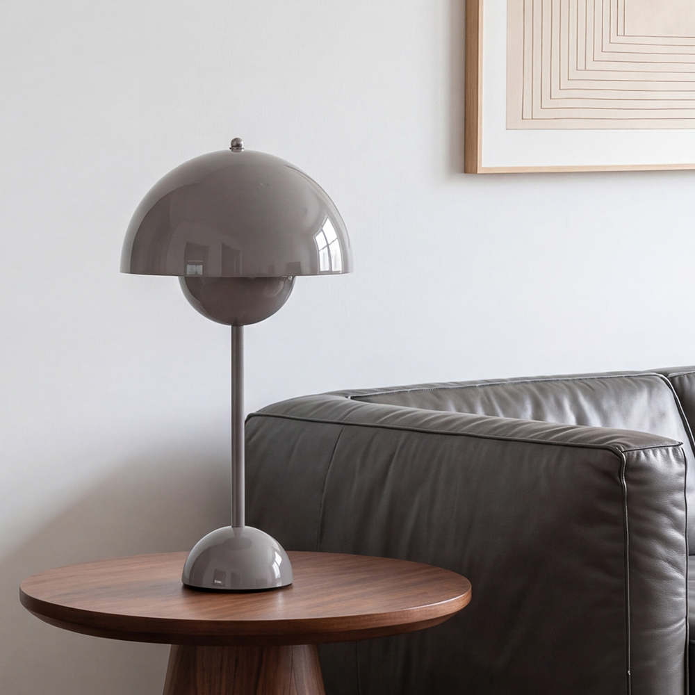 Danish Retro Flower Bud Table Lamp Nordic Style Plug In Bedroom Bedside Lighting