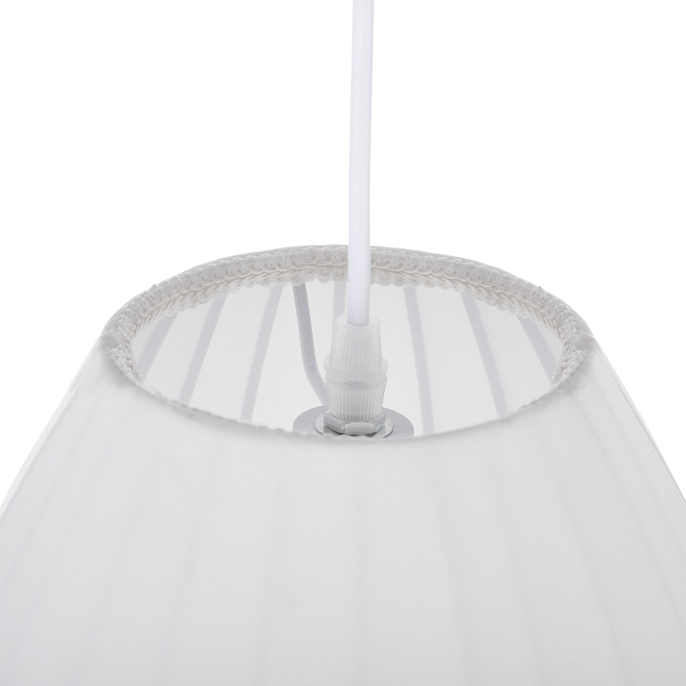 White Fabric Japanese Style Pendant Lamp for Living Room