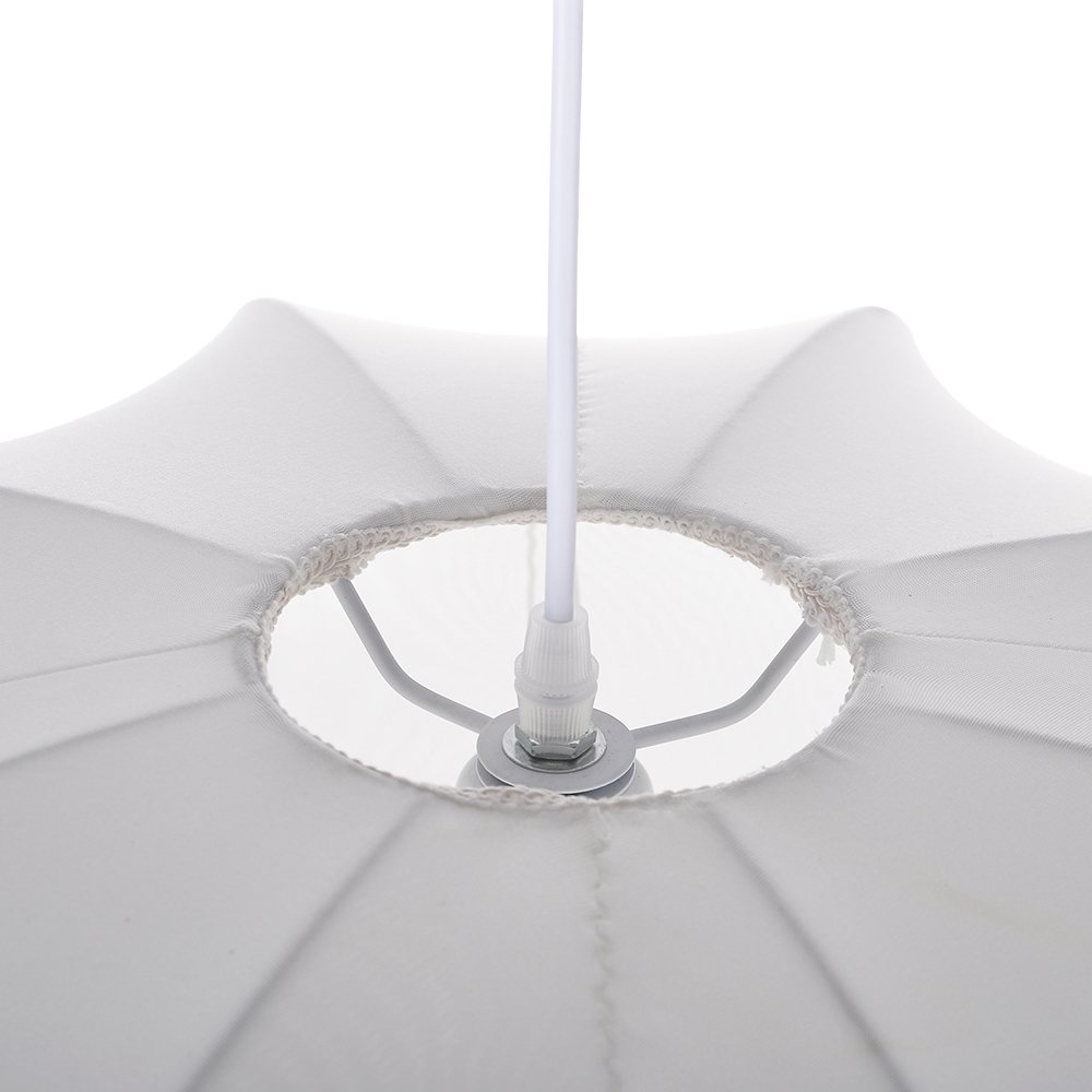 Minimalist Fabric Pendant Lamp Japandi Lighting For Dining Room