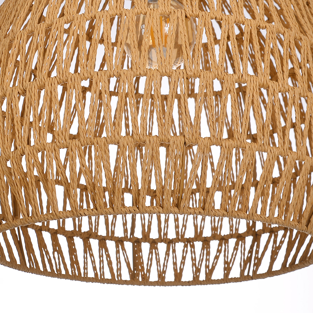 Dining Room Decor Rope Pendant Light Creative Rope Woven Lampshade