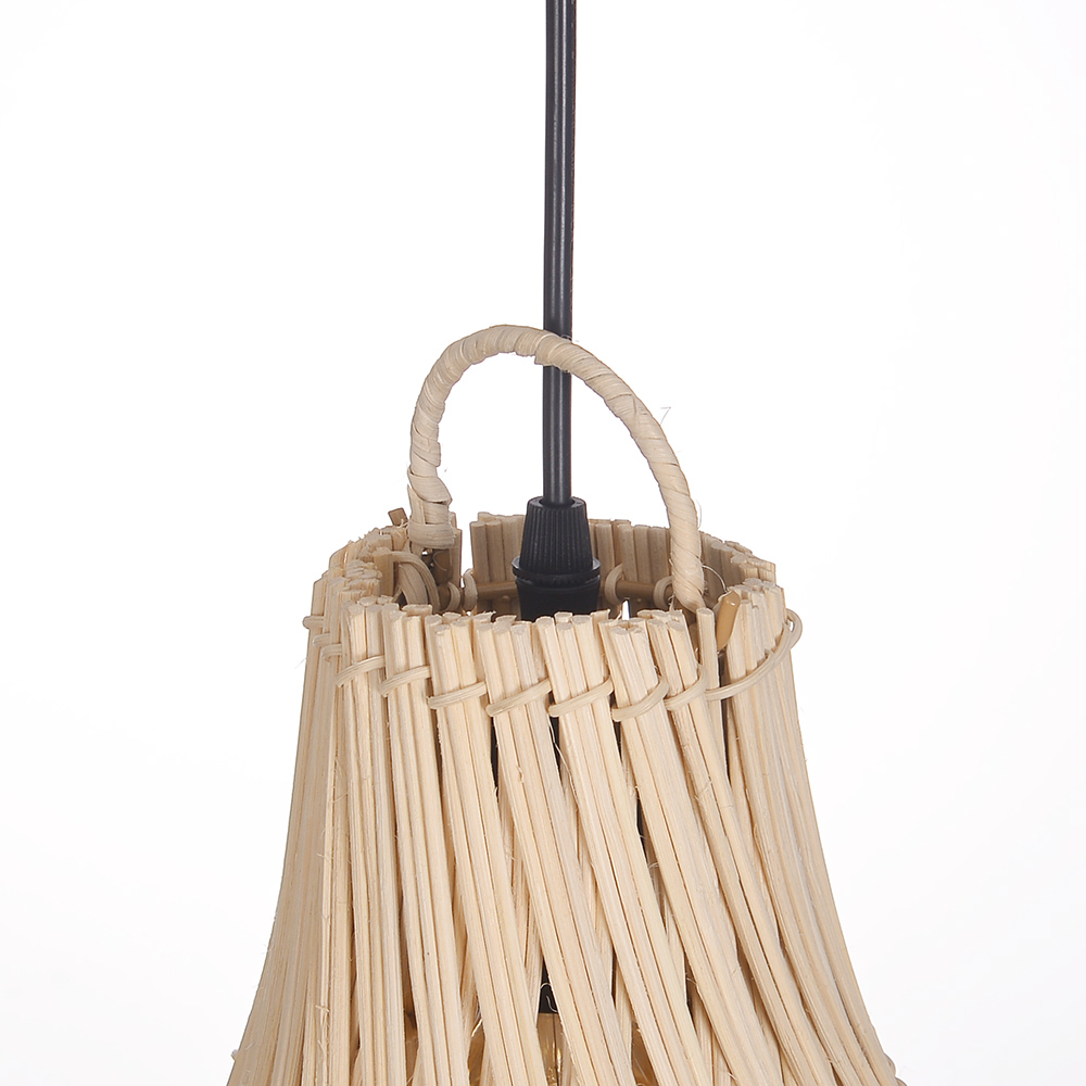 Dining Room Rattan Pendant Light Fixture