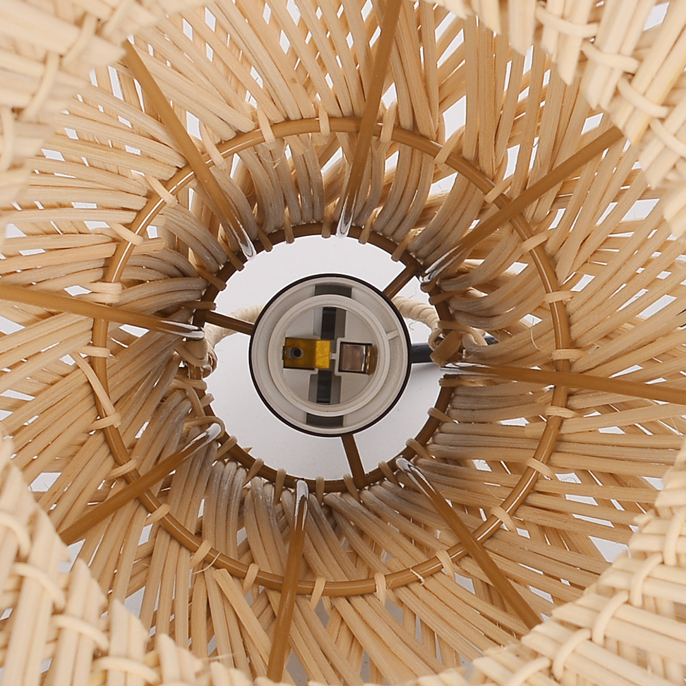 Dining Room Rattan Pendant Light Fixture