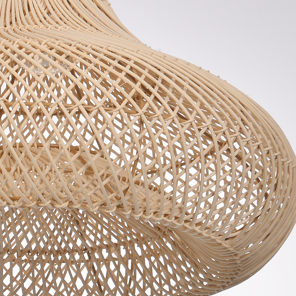 Dining Room Rattan Pendant Light Fixture