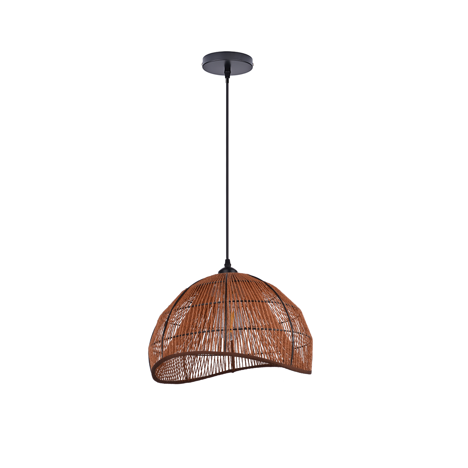 Handmade Dining room Rope Pendant Lights with Warm Glow