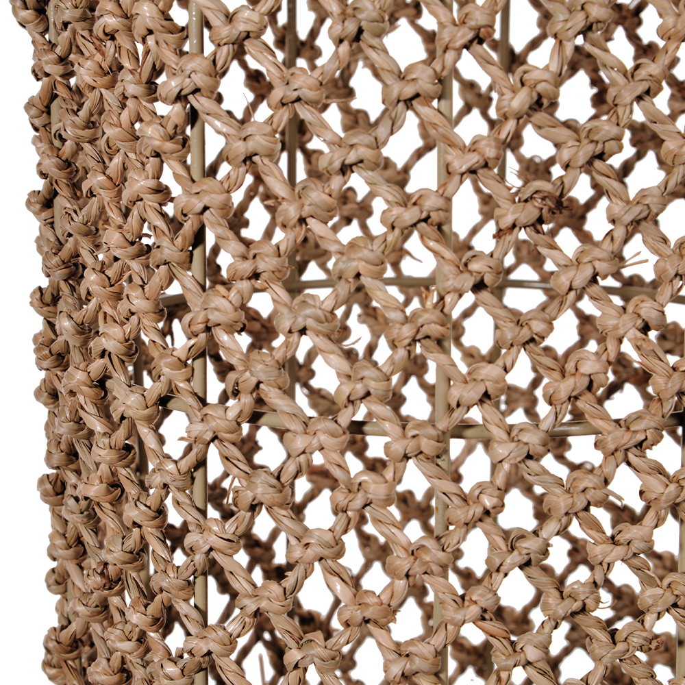 Restaurant Natural Seagrass Rattan Pendant Lamp Dining Room Lighting