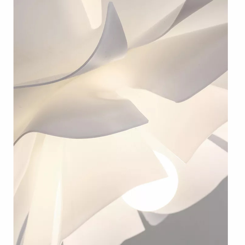 White Acrylic Pendant Light Creative Flower Chandelier