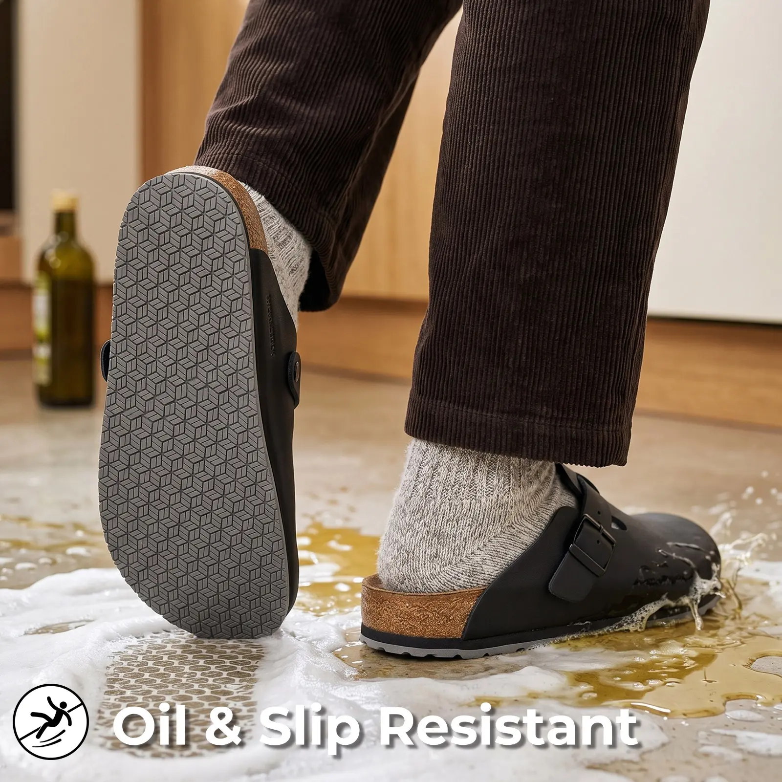 oil&slip resistant work shoes for men
