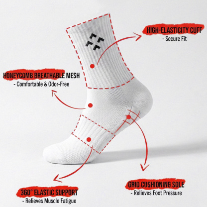 SPIEZ Cushioned Support Work Socks
