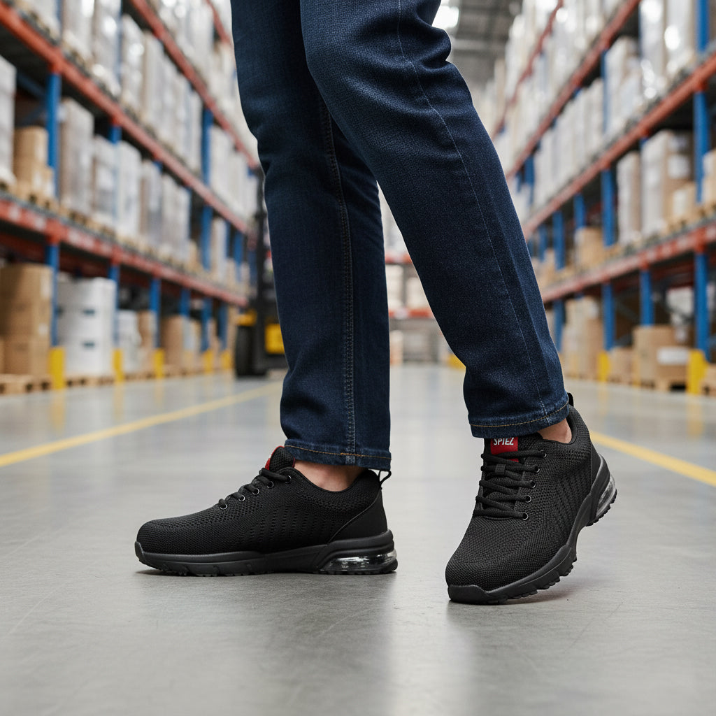 Anti-Smash Puncture Proof Composite toe safety shoes for men