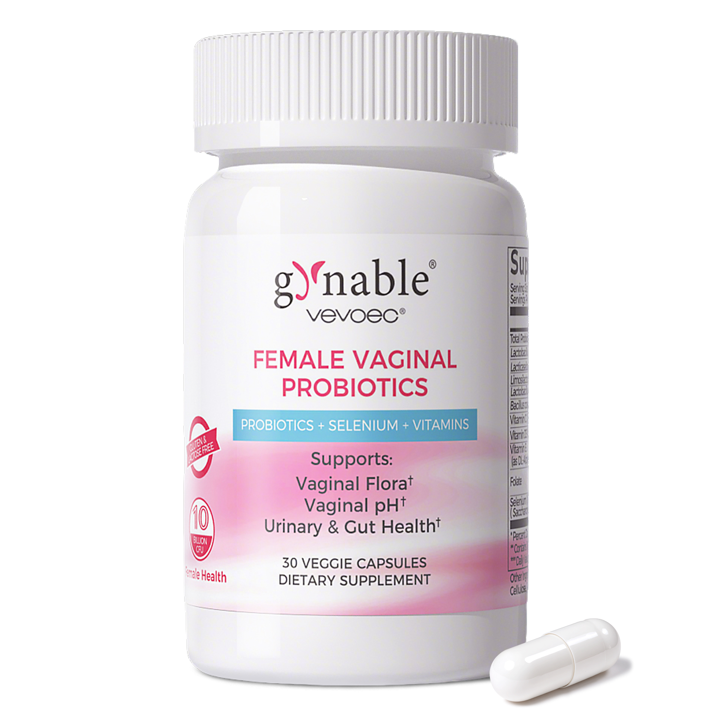 Gynable Vaginal Probiotic for Women- Female Probiotic for pH Balance